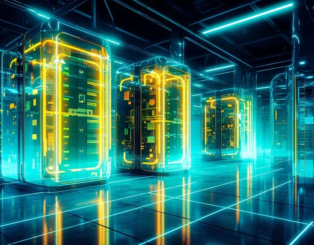 AI cluster heating